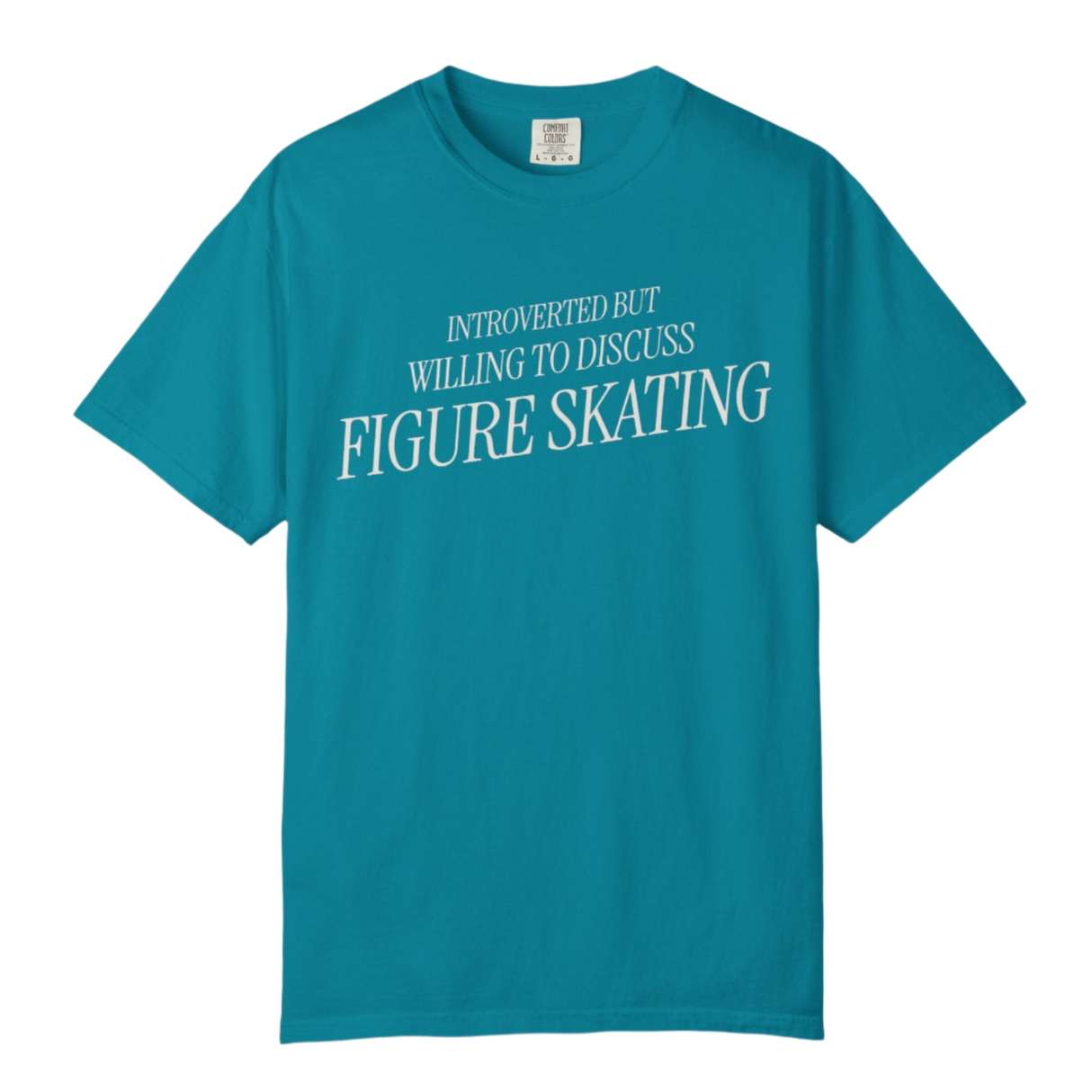 Introverted but Willing to Discuss Figure Skating T-Shirt - Adults Skate Too LLC