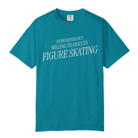 Introverted but Willing to Discuss Figure Skating T-Shirt - Adults Skate Too LLC