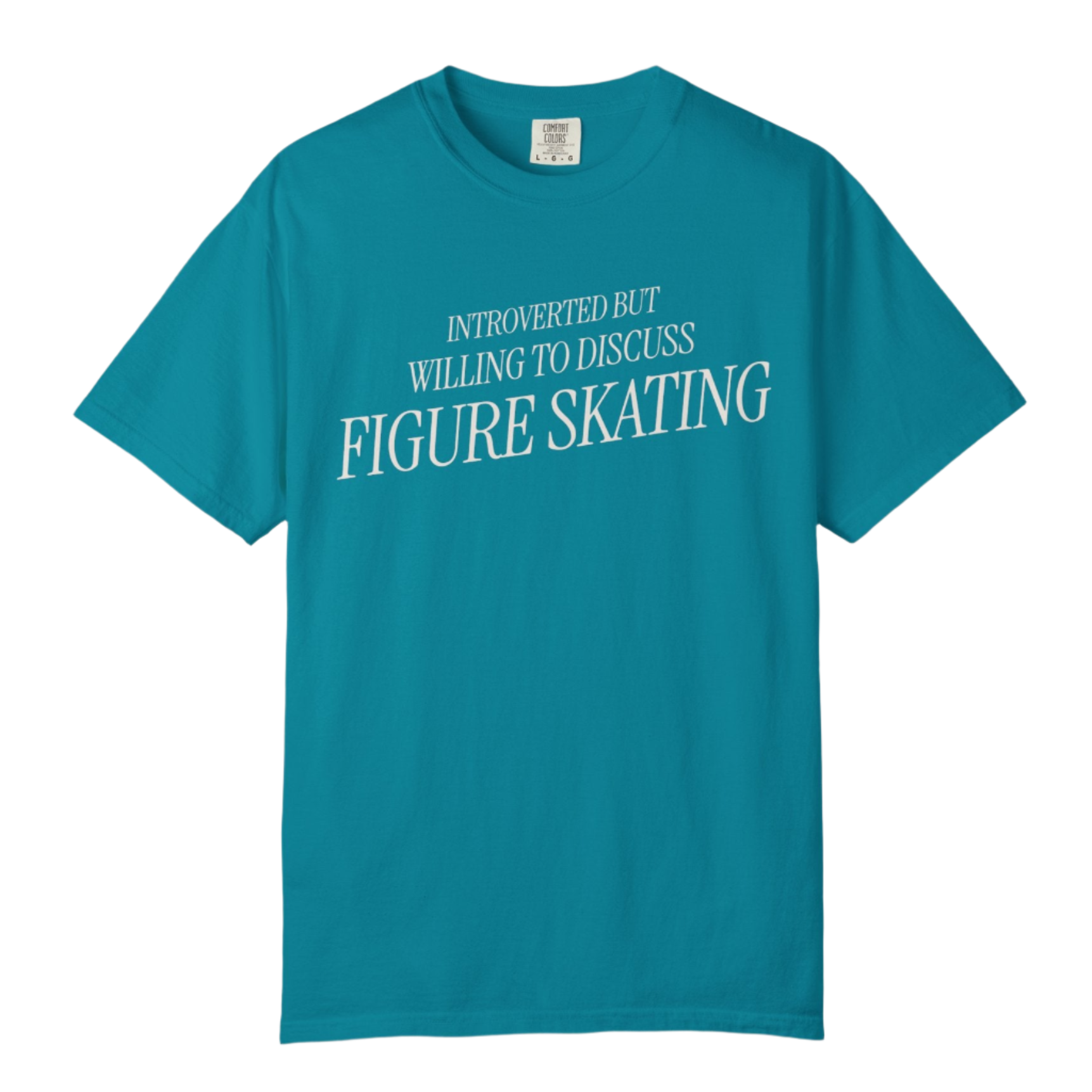 Introverted but Willing to Discuss Figure Skating T-Shirt - Adults Skate Too LLC