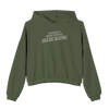 Introverted but Willing to Discuss Skating Cinched Hoodie - Adults Skate Too LLC