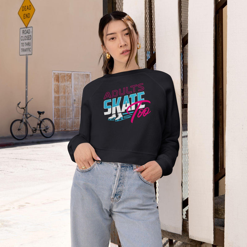 Retro Women's Cropped Fleece Pullover