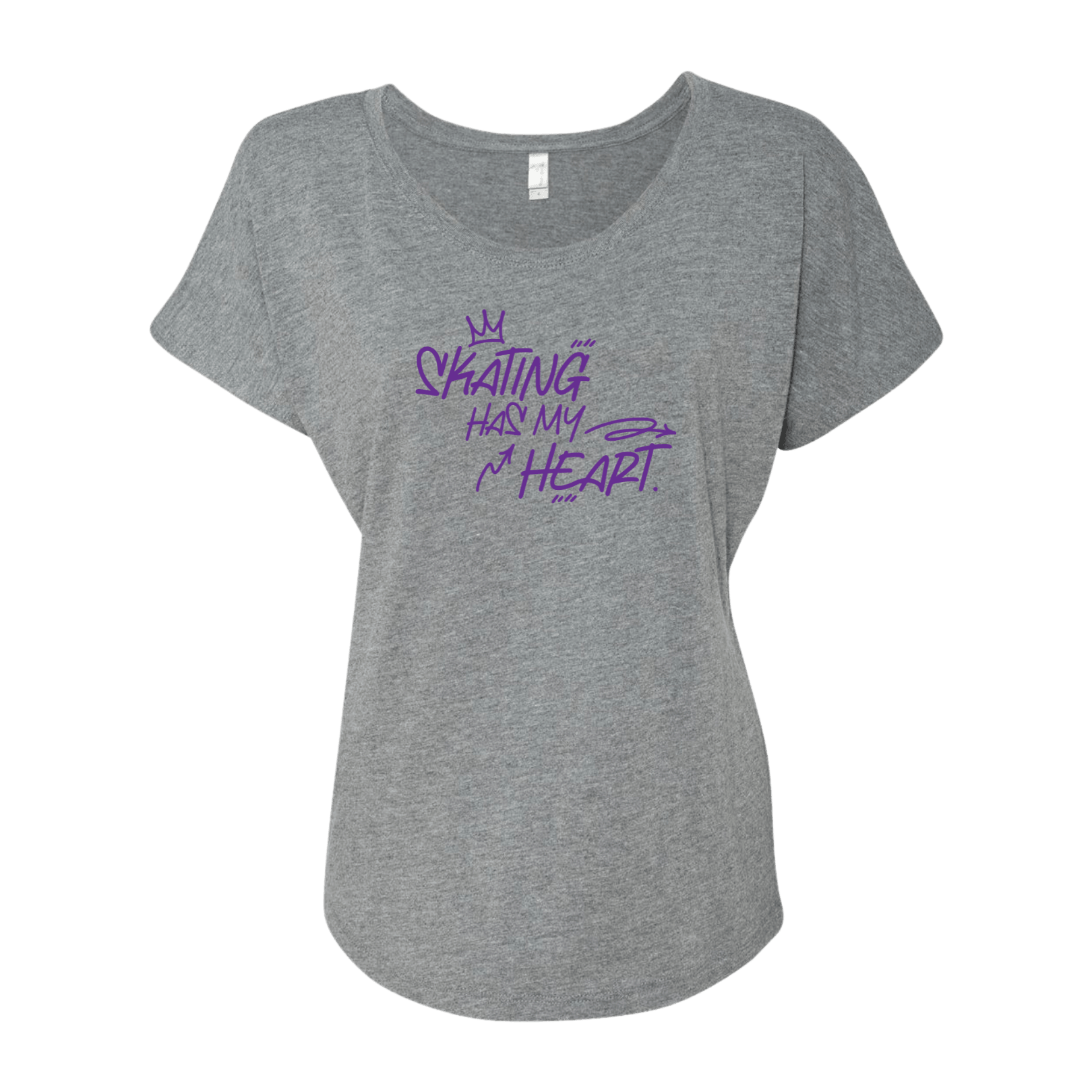 Skating Has My Heart Dolman Tee