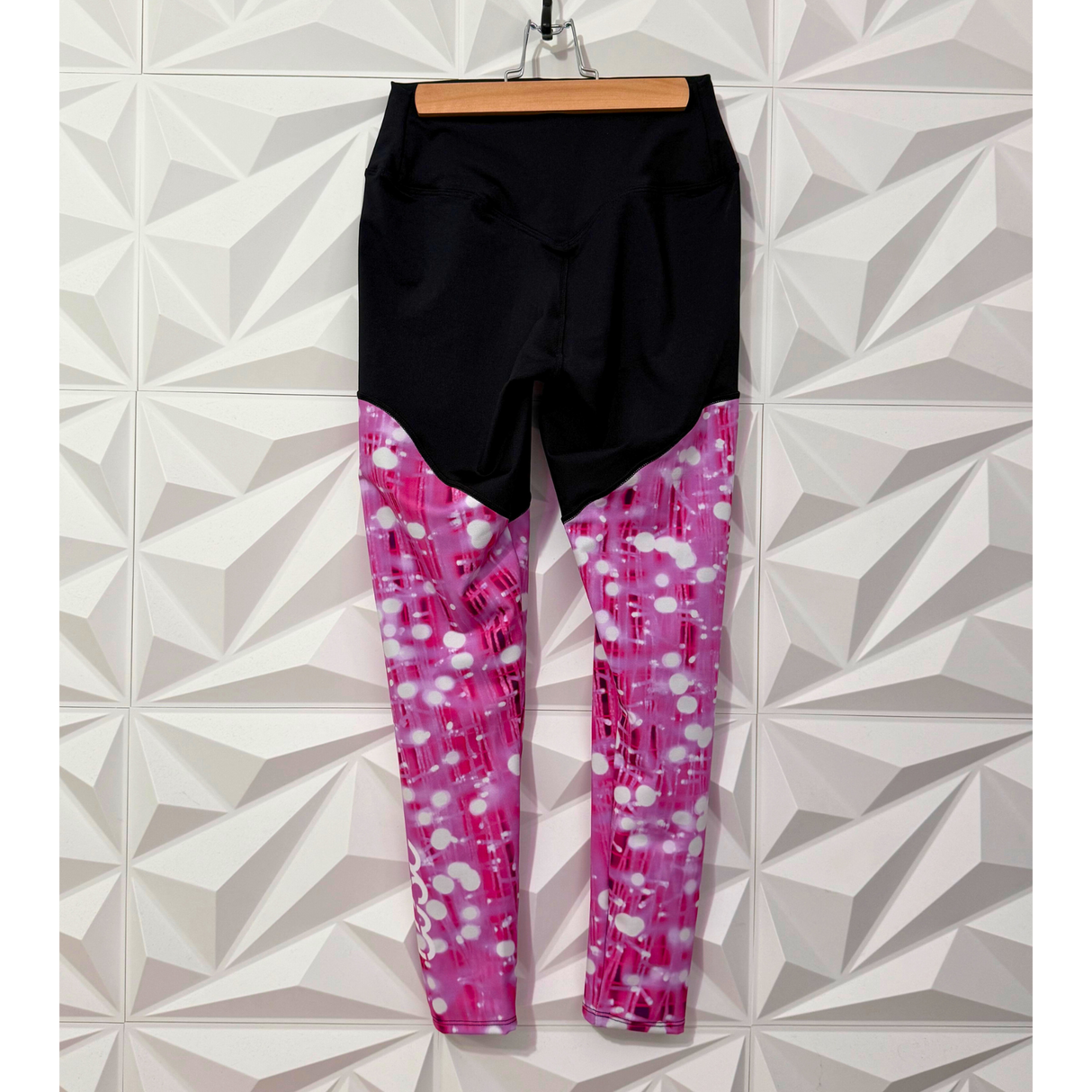 AST Compression Leggings - Pink Rink Confetti - L