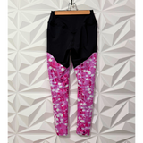 AST Compression Leggings - Pink Rink Confetti - L