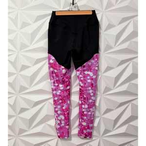 AST Compression Leggings - Pink Rink Confetti - L - Adults Skate Too LLC