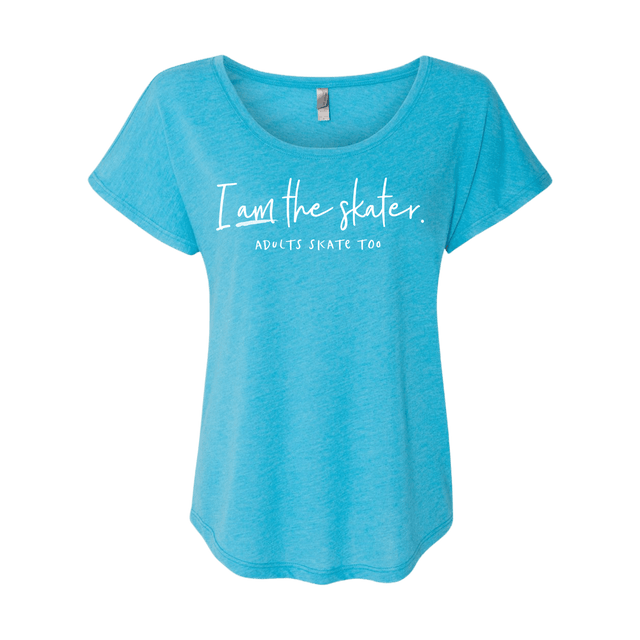 I Am The Skater Dolman Tee - Adults Skate Too LLC