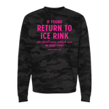 If Found Camo Sweatshirt - Adults Skate Too LLC