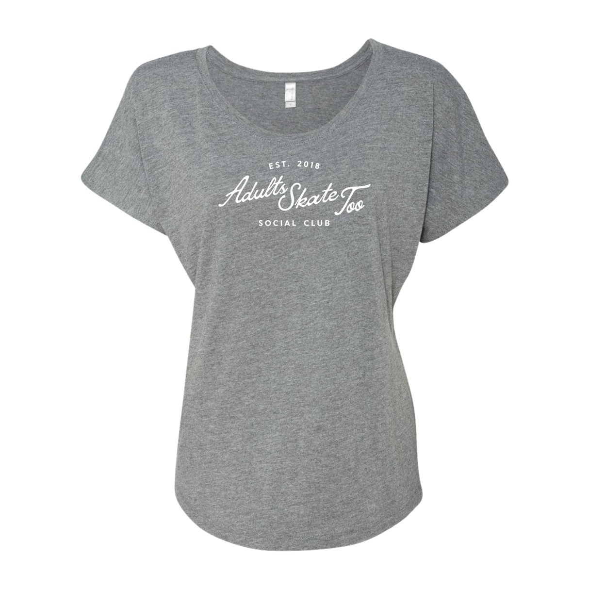 Social Club Dolman Tee - Adults Skate Too LLC