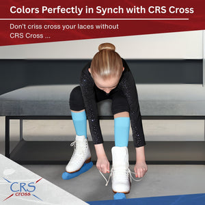 CRS Cross Figure Skate Socks (2 Pair) - Knee High Tights For Skating