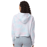 If Found Cotton Candy Hooded Crop - Adults Skate Too LLC