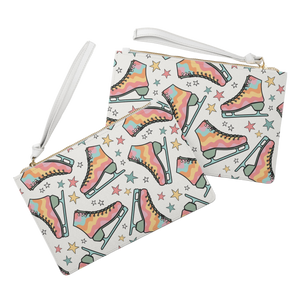 Skate The Rainbow Zip Clutch
