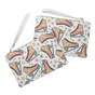 Skate The Rainbow Zip Clutch