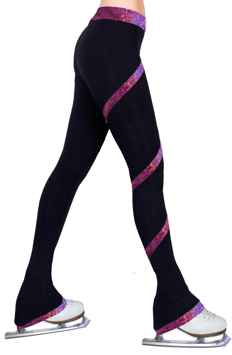 NY2 Sportswear Figure Skating Spiral Polartec Polar Fleece Pants