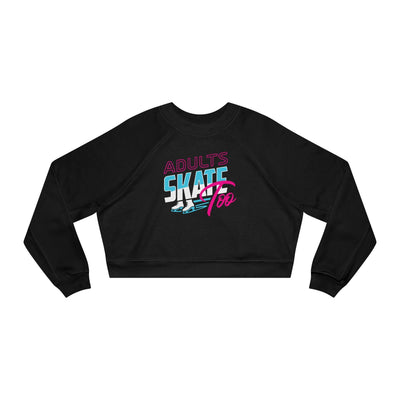 Retro Women's Cropped Fleece Pullover