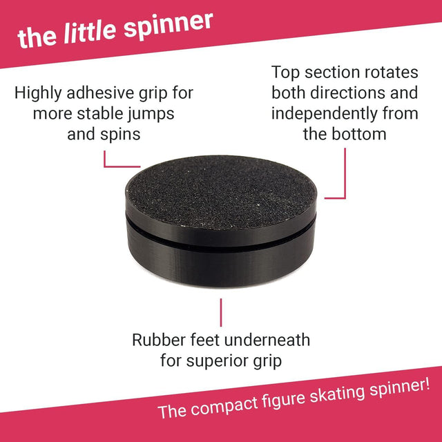 Compact/Travel Figure Skating Spinner - Ice Skating Spin/Jump Training