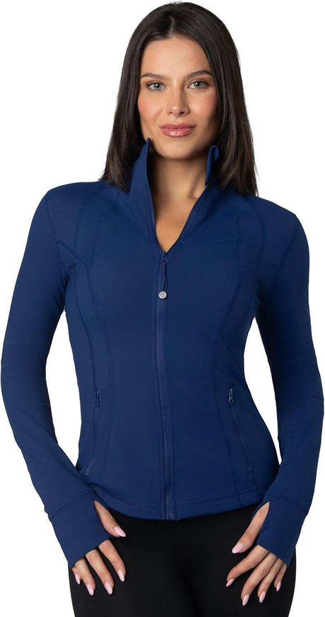 90 Degree By Reflex Women’s Lightweight Full Zip Jacket - Adults Skate Too LLC