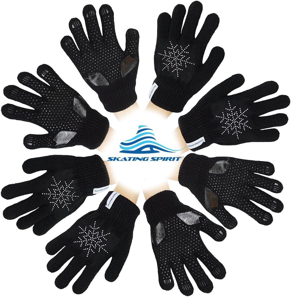 SkatingSpirit Gel Padded Ice Skating Gloves - Adults Skate Too LLC