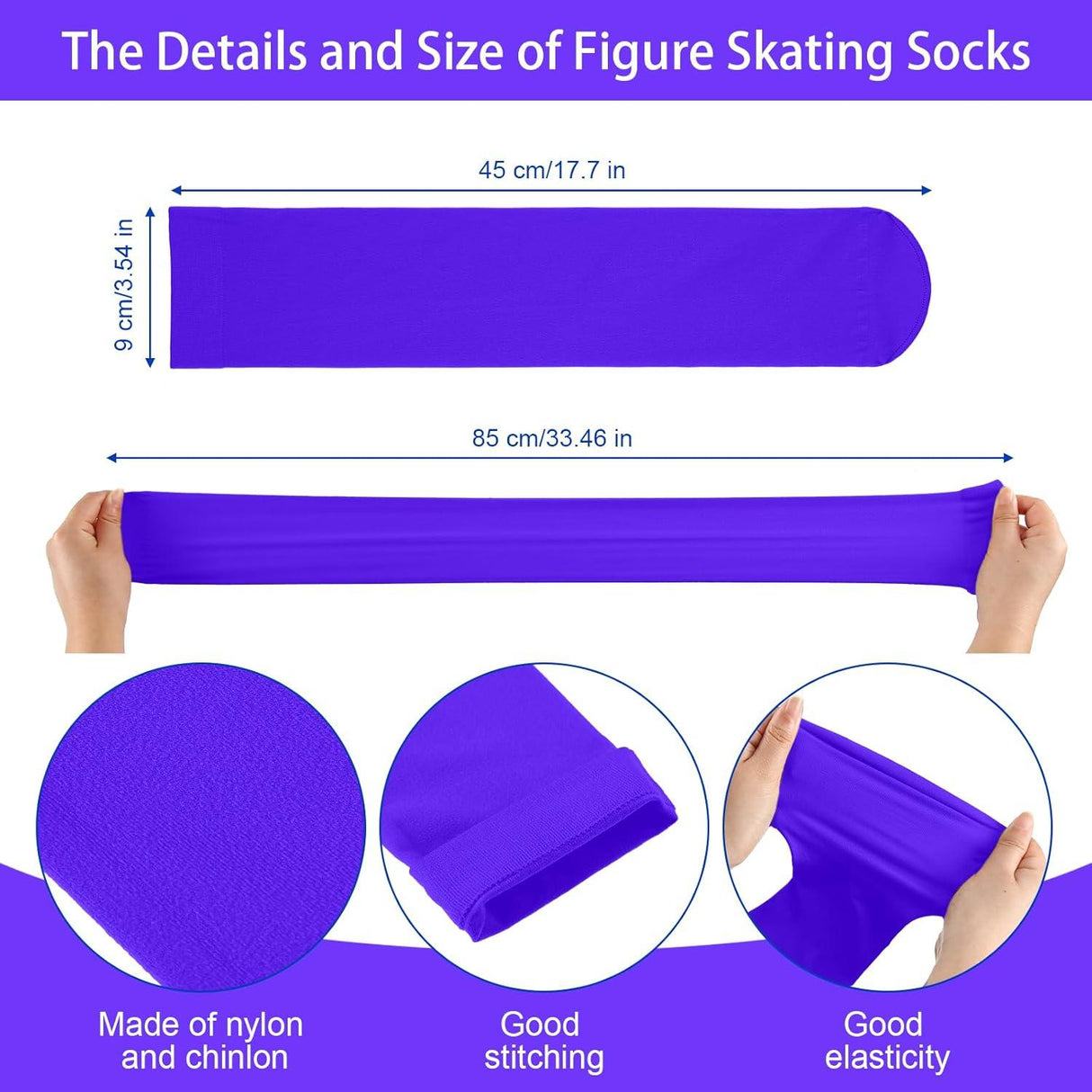 Toulite Figure Skating Socks - Adults Skate Too LLC