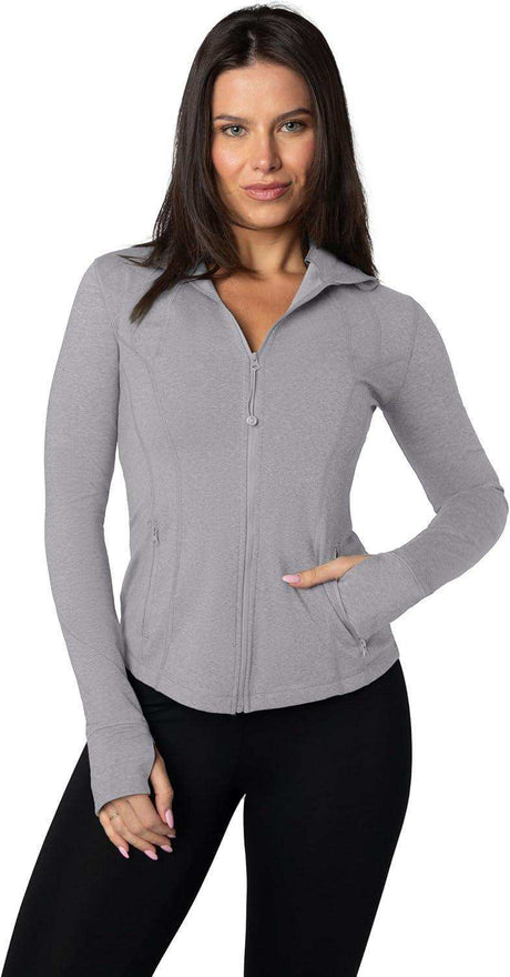 90 Degree By Reflex Women’s Lightweight Full Zip Jacket - Adults Skate Too LLC