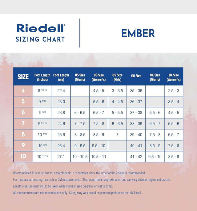 Riedell Ember Ice Skates - Recreational Figure Ice Skates