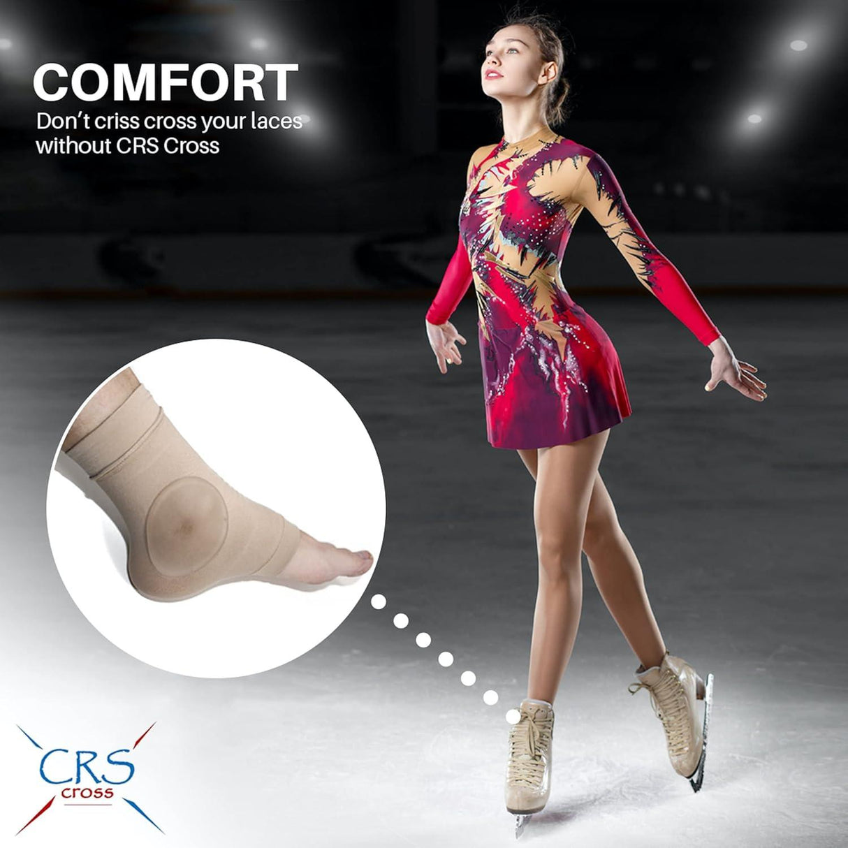 CRS Cross Ankle Malleolar Gel Sleeves