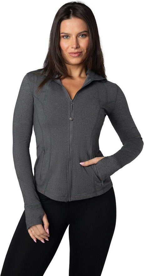 90 Degree By Reflex Women’s Lightweight Full Zip Jacket - Adults Skate Too LLC