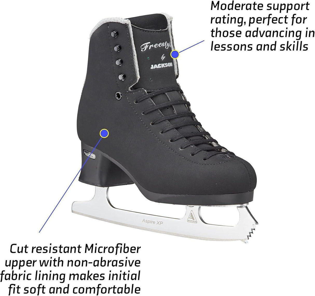 Jackson Ultima Ice Skates Freestyle Fusion Mens FS2192 - Adults Skate Too LLC