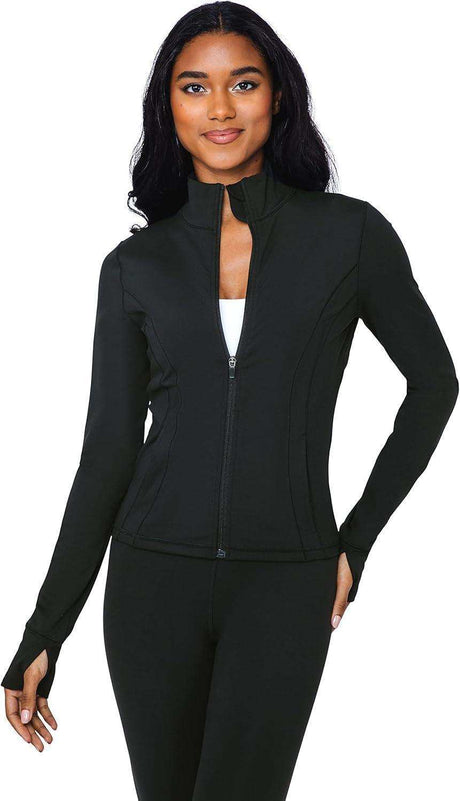 90 Degree By Reflex Women’s Lightweight Full Zip Jacket - Adults Skate Too LLC