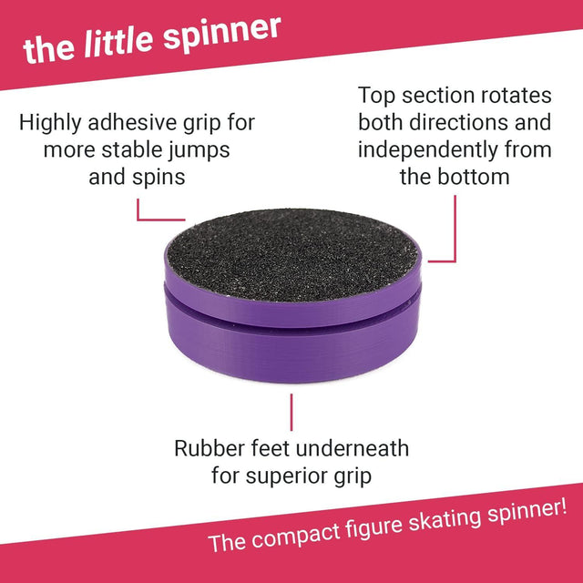 Compact/Travel Figure Skating Spinner - Ice Skating Spin/Jump Training