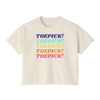 Toepick! Women's Boxy Tee - Adults Skate Too LLC