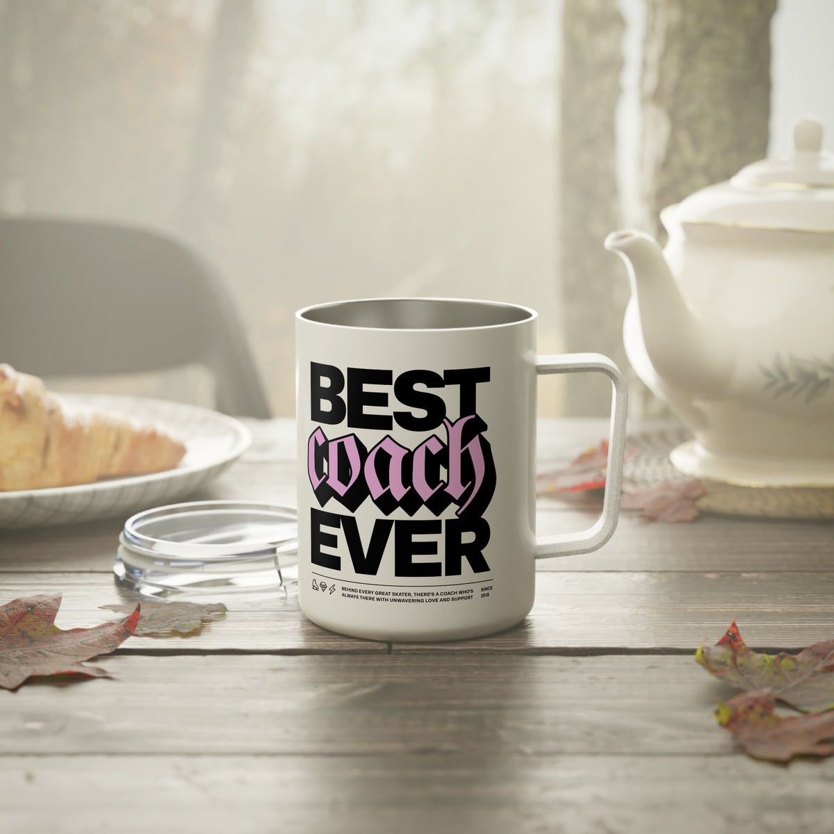 Best Coach Ever Insulated Coffee Mug - Adults Skate Too LLC