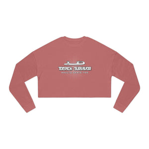 Toepick Survivor Women's Cropped Sweatshirt - Adults Skate Too LLC