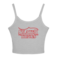 Skater Things Spaghetti Strap Tank Top - Adults Skate Too LLC