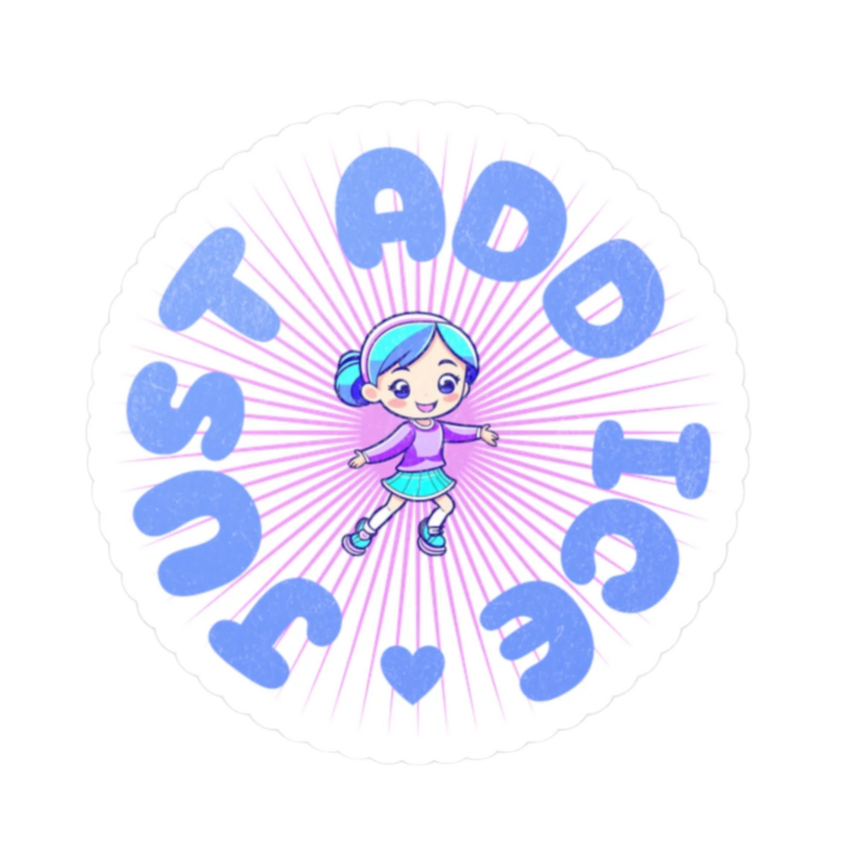 Just Add Ice Vinyl Sticker - Adults Skate Too LLC
