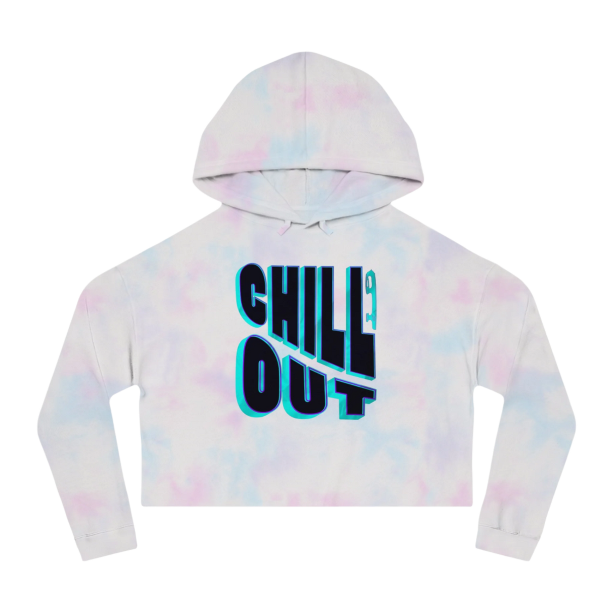 Chill Out Women’s Cropped Hooded Sweatshirt