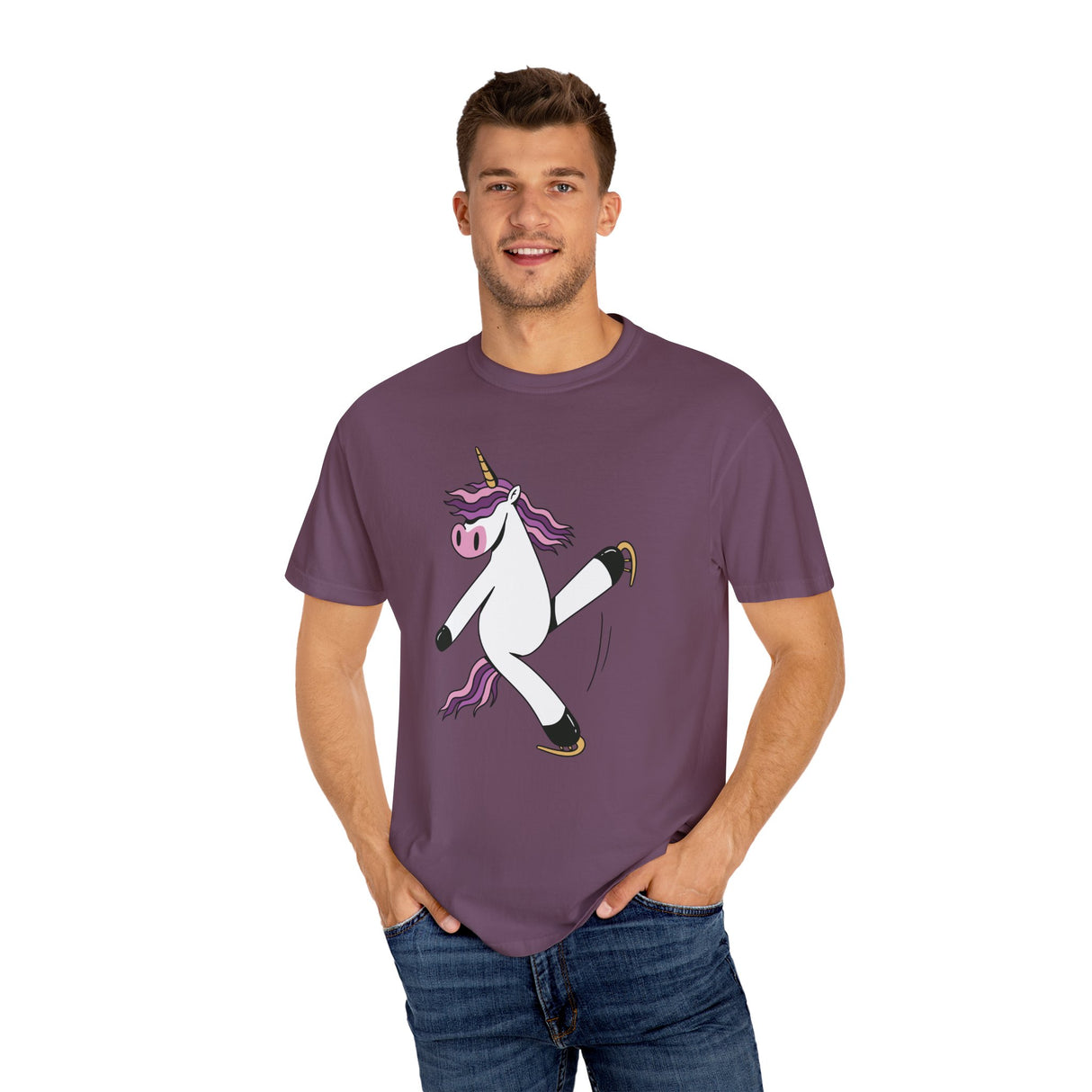Skating Unicorn Unisex T-Shirt - Adults Skate Too LLC
