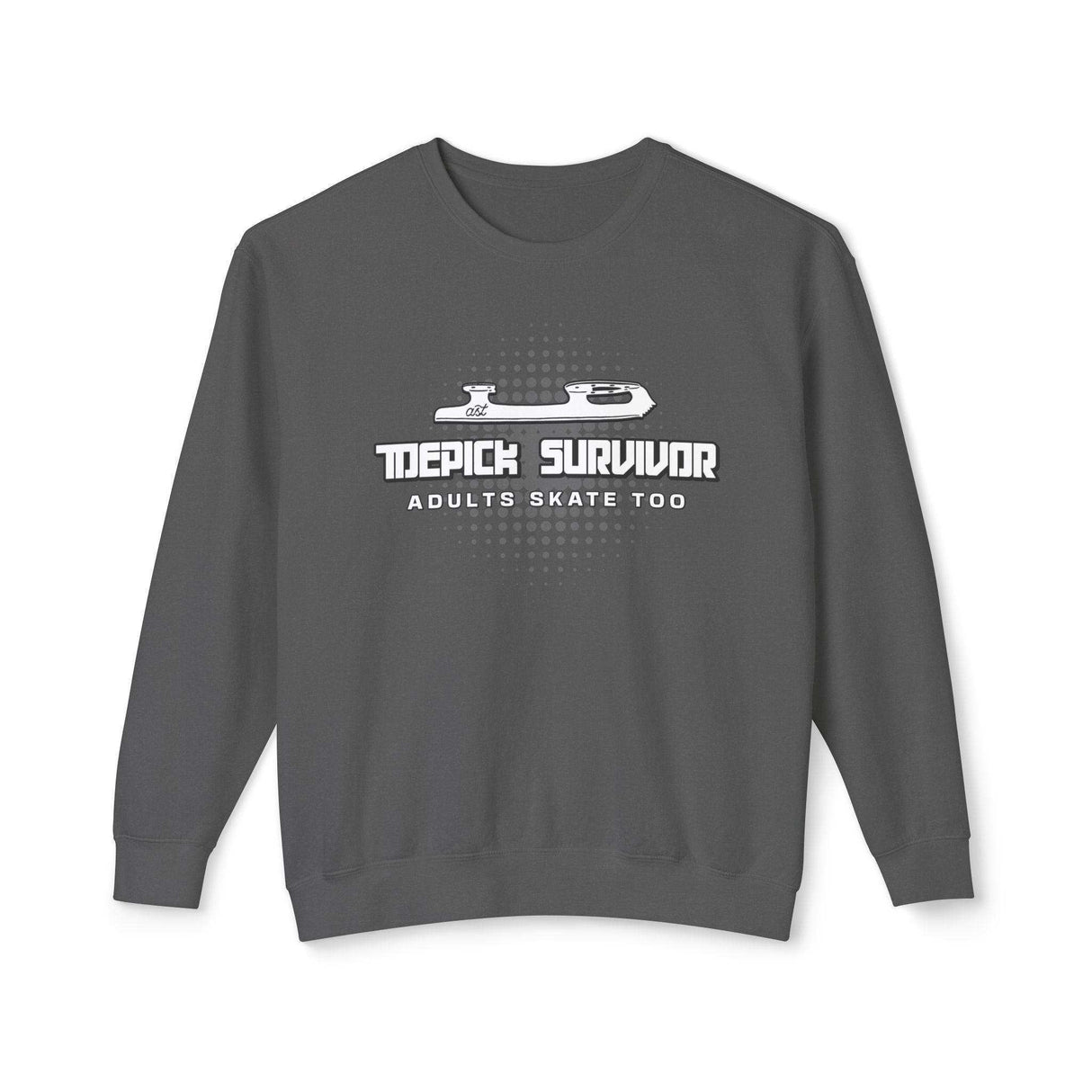 Toepick Survivor Unisex Sweatshirt - Adults Skate Too LLC