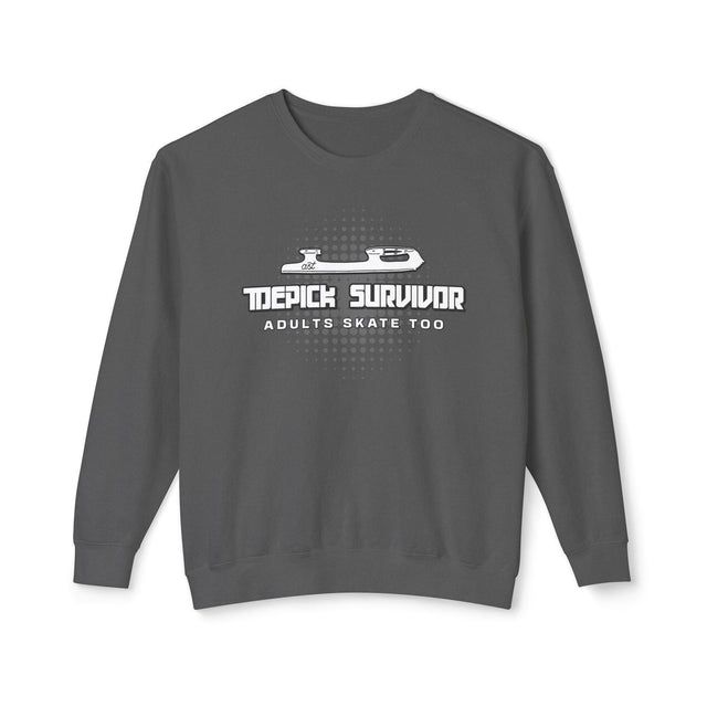 Toepick Survivor Unisex Sweatshirt - Adults Skate Too LLC