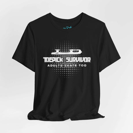 Toepick Survivor Tee - Adults Skate Too LLC