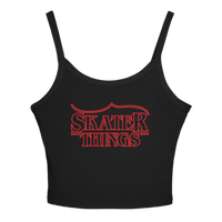 Skater Things Spaghetti Strap Tank Top - Adults Skate Too LLC