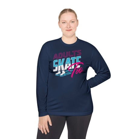 Retro Unisex Long Sleeve - Adults Skate Too LLC