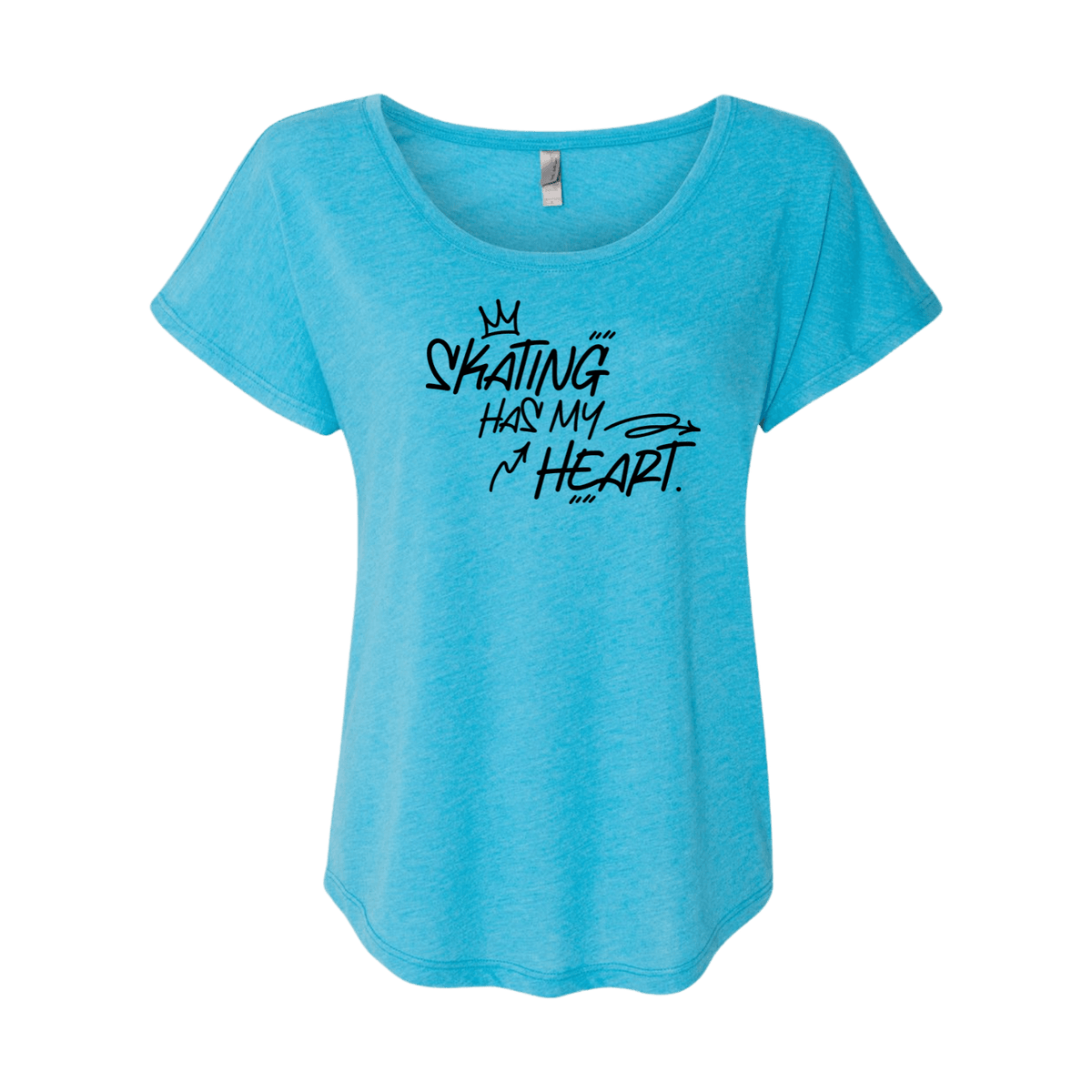 Skating Has My Heart Dolman Tee