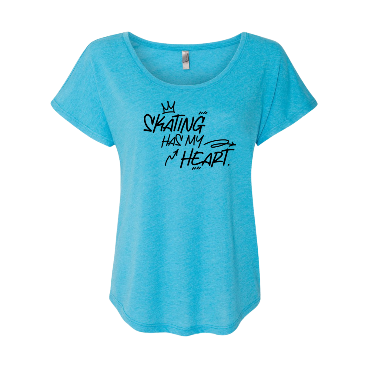 Skating Has My Heart Dolman Tee