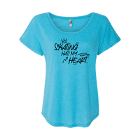 Skating Has My Heart Dolman Tee