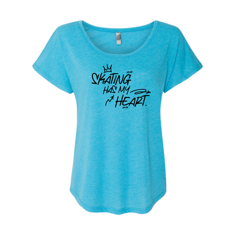 Skating Has My Heart Dolman Tee