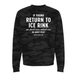 If Found Camo Sweatshirt - Adults Skate Too LLC