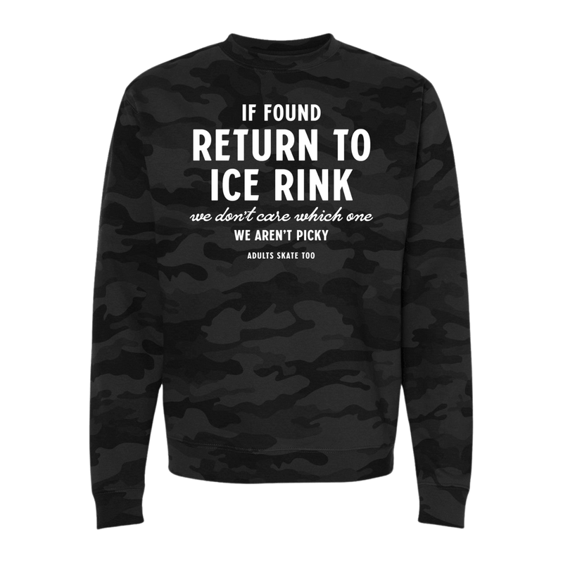 If Found Camo Sweatshirt