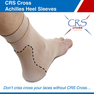 CRS Cross Achilles Heel Sleeve - Padded Compression Gel Sleeve