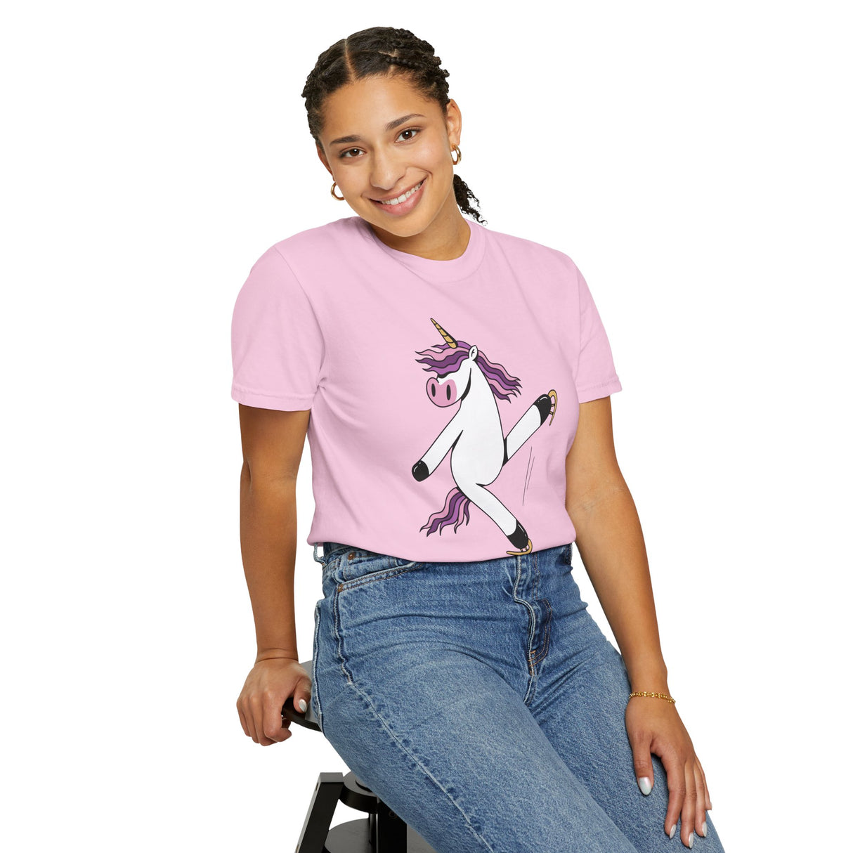 Skating Unicorn Unisex T-Shirt - Adults Skate Too LLC