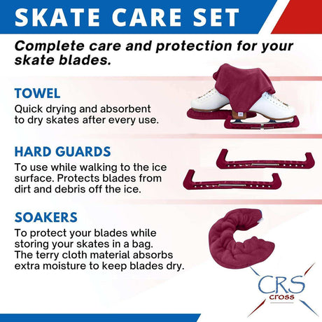 CRS Cross Skate Guards, Soakers and Towel - Adults Skate Too LLC